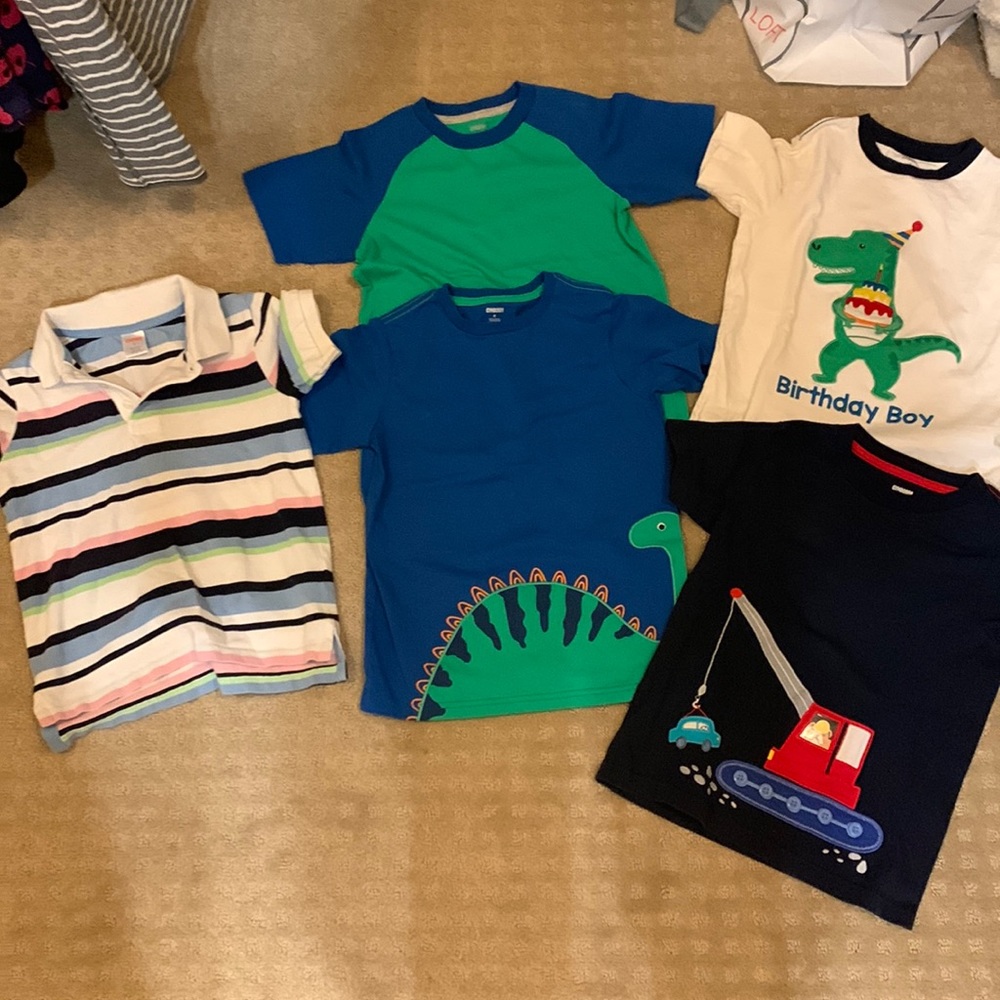 Boys Gymboree tops size  6
